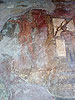 Close-up detail of the left stepped entranceway photograph