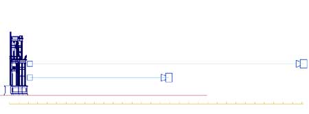 The final camera positions for the upper and lower levels of the structure